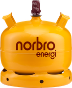 5 kg gasflaske i stål fra Norbro Energi